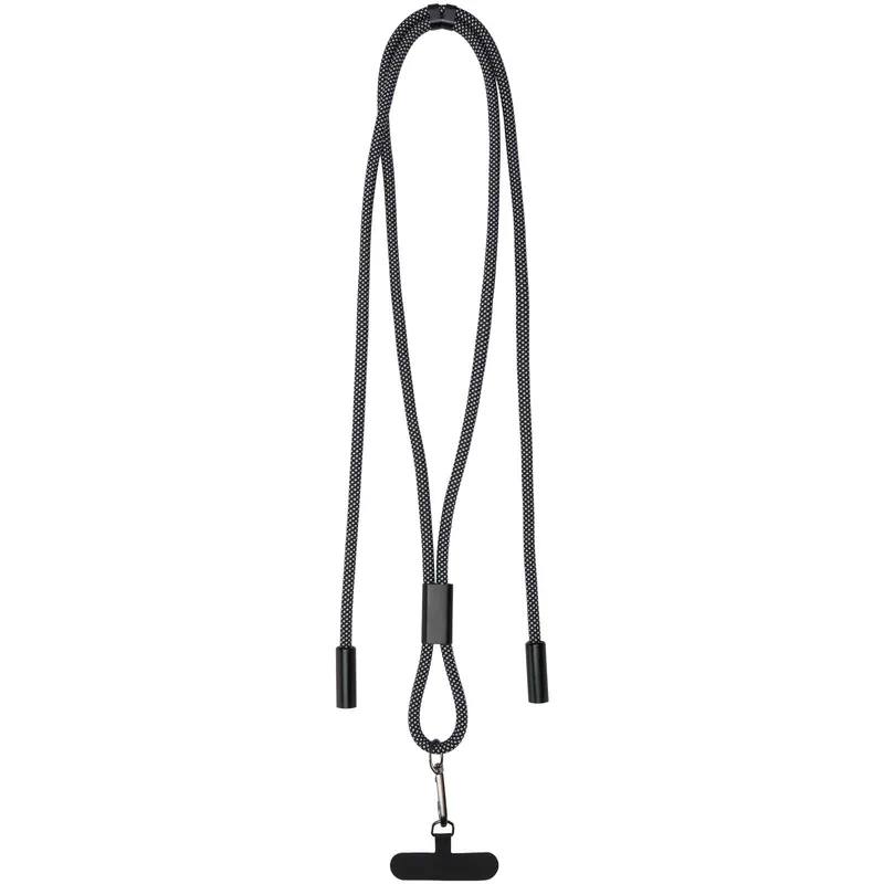 SMART 65W RPET charging cable with lanyard