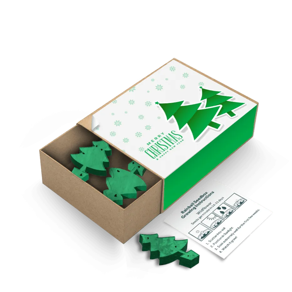 Christmas Tree Rainball Seedboxes