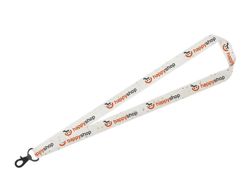 Seeded Paper Lanyards
