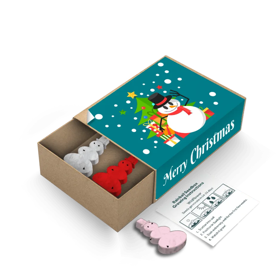 Snowman Rainball Seedboxes