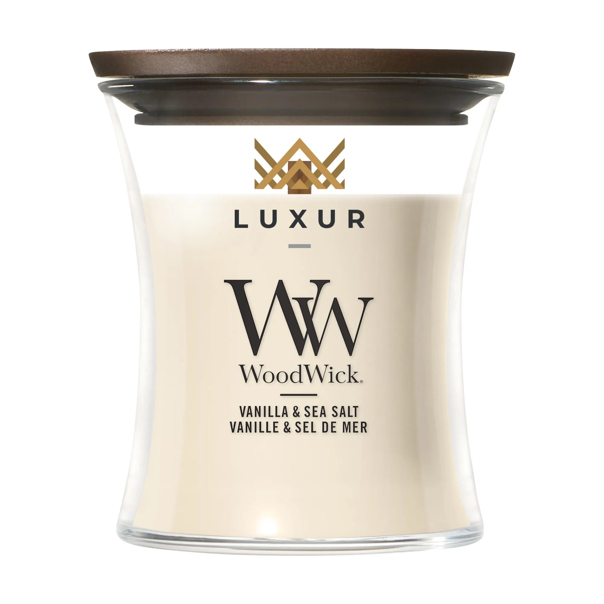WoodWick Vanilla & Sea Salt Mini Candle