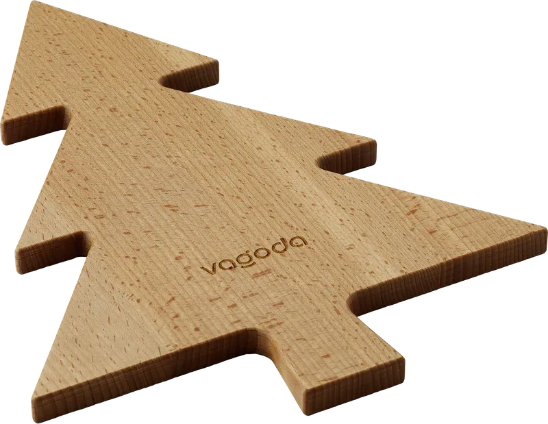 Bowls and Dishes - Pure wood - Christmas tree serving board