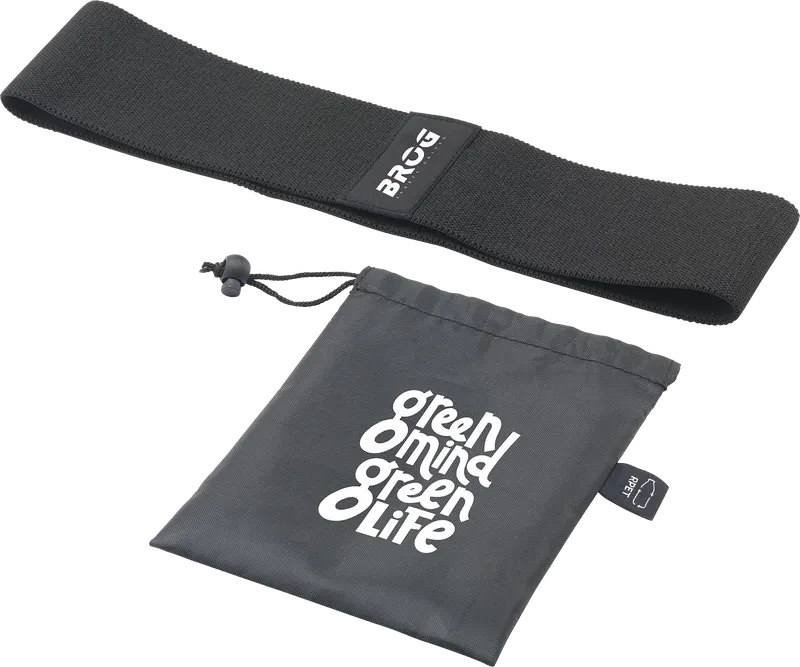 RPET resistance band in a pouch
