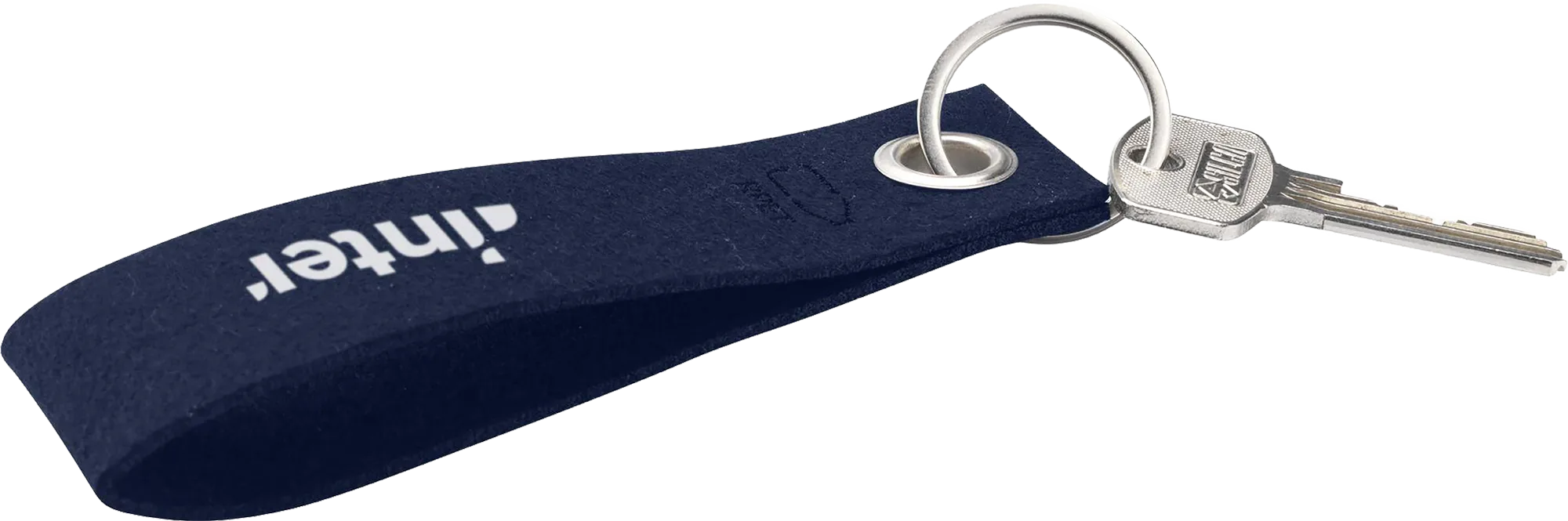 RPET felt keyring