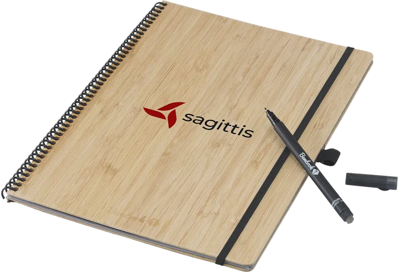 Bambook notebook with pen loop (approx A5)