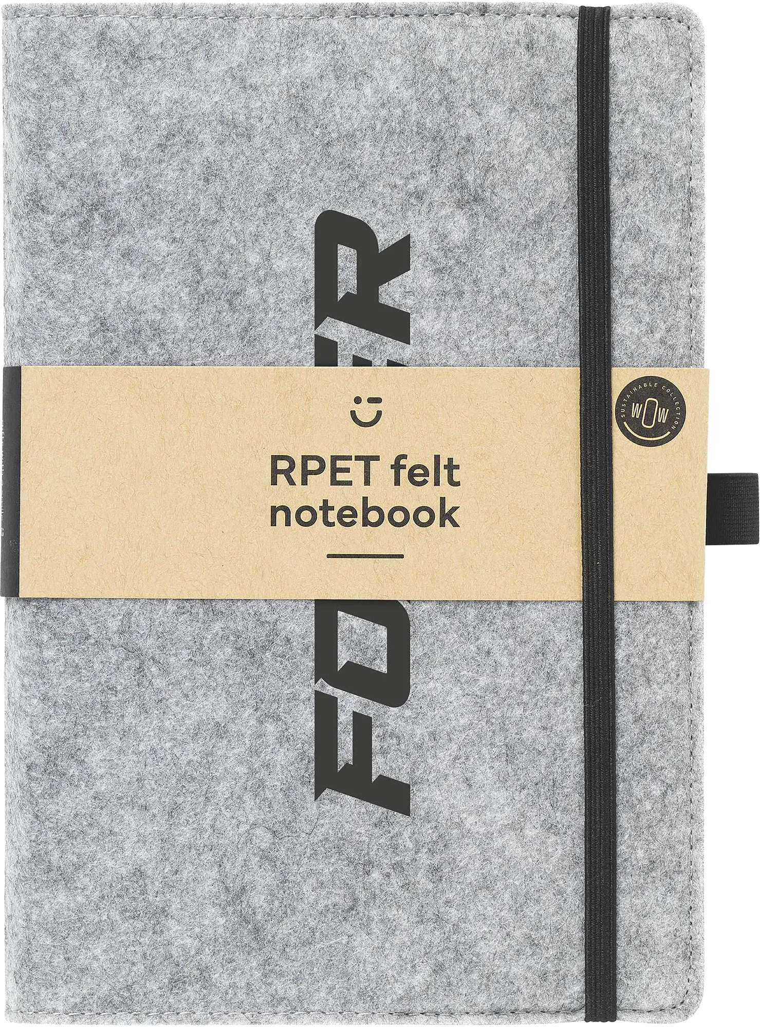 RPET felt notebook (approx A5)