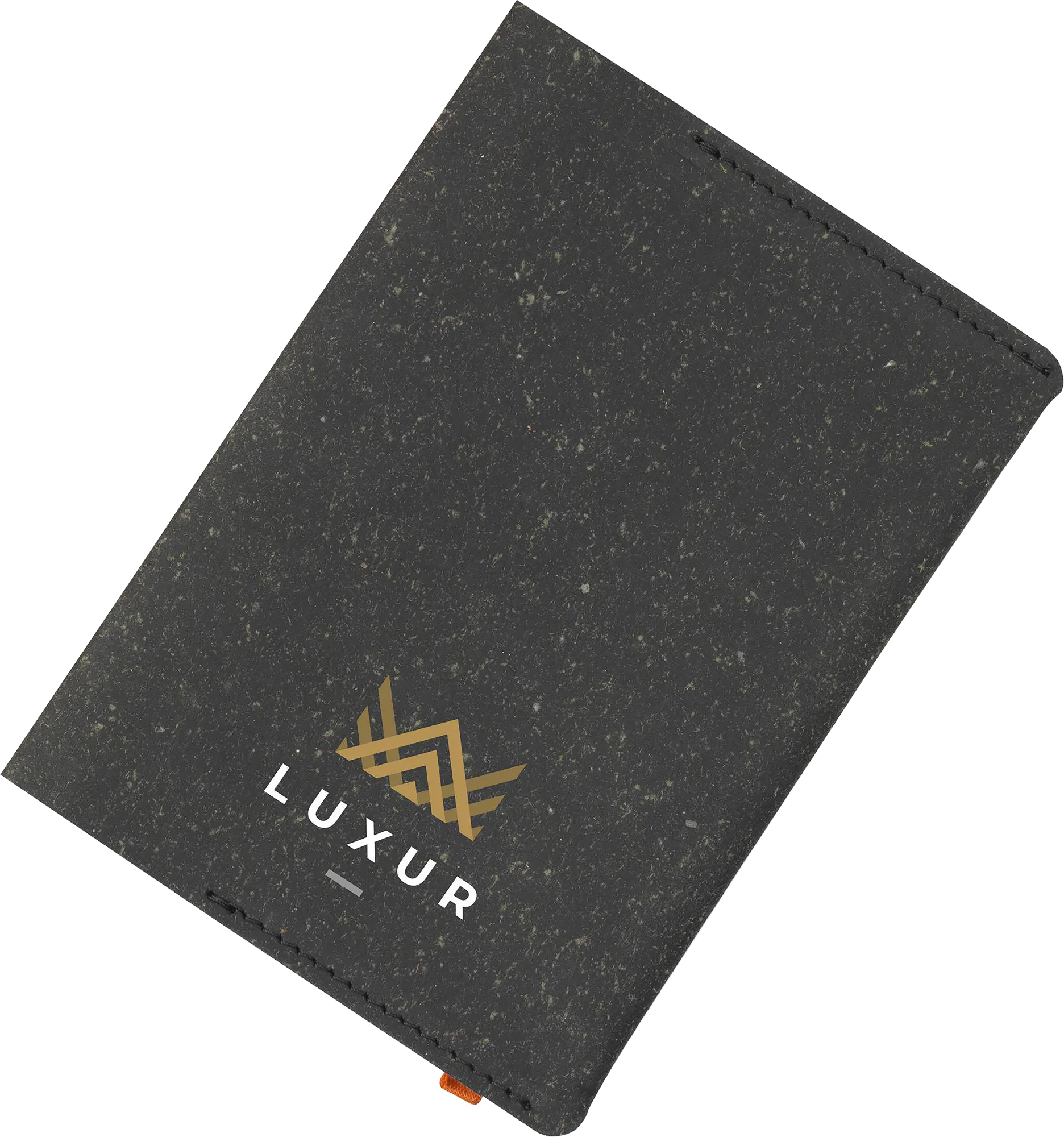 Made recycled leather passport holder