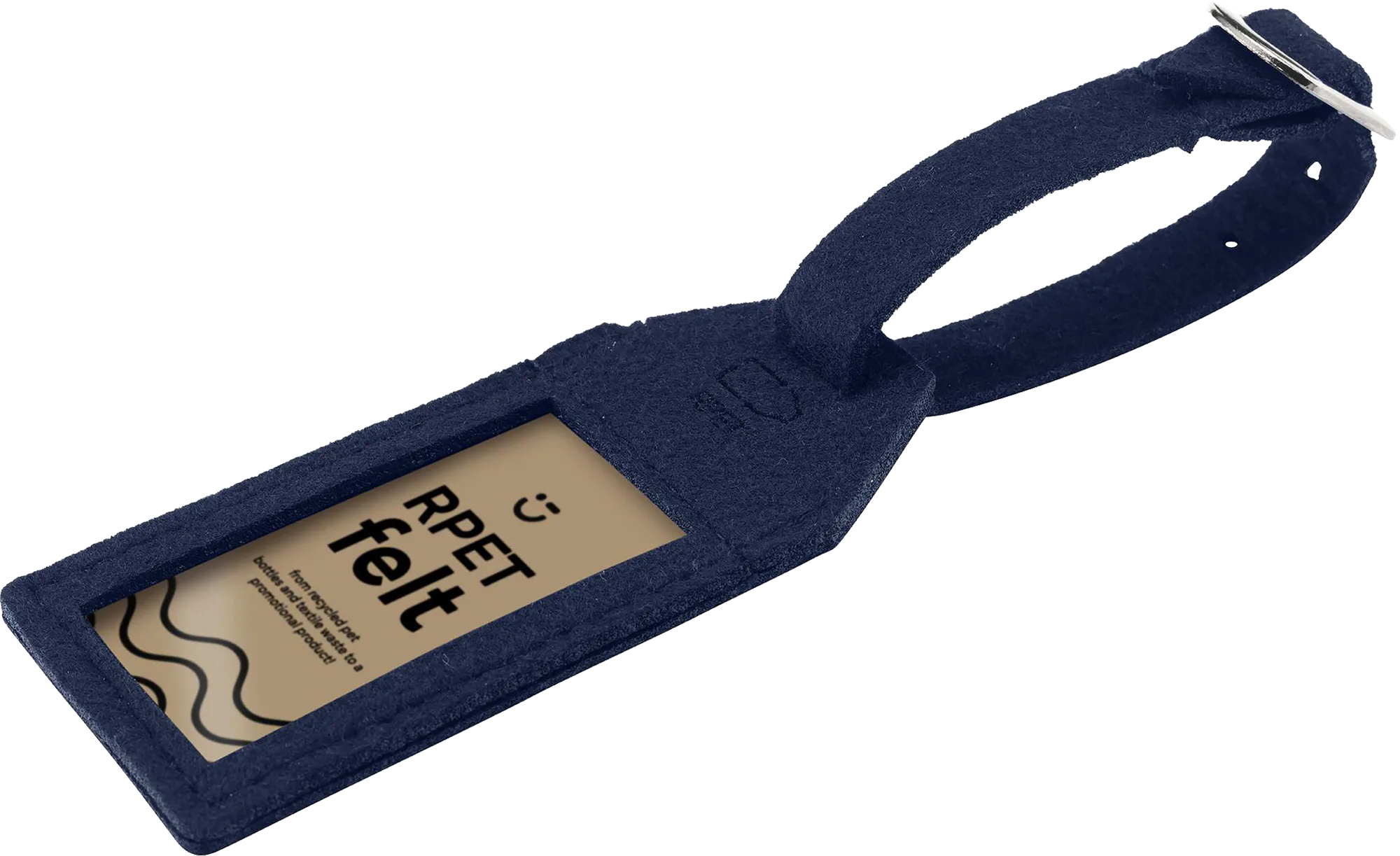 RPET felt luggage tag