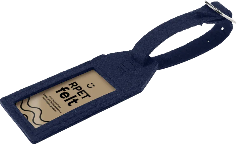 RPET felt luggage tag