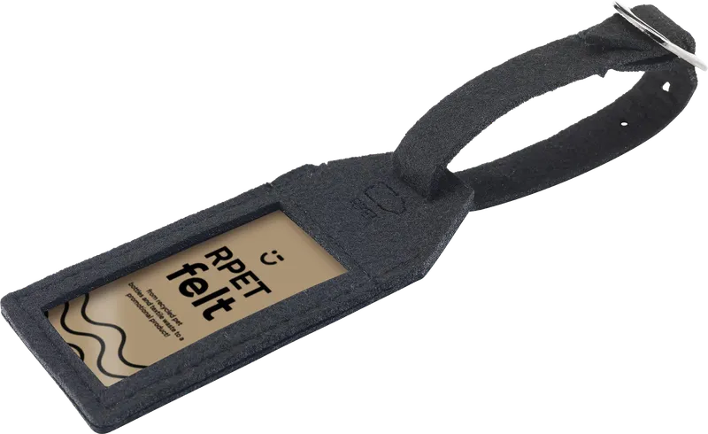 RPET felt luggage tag