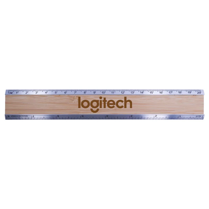 Bamboo & Aluminium Ruler