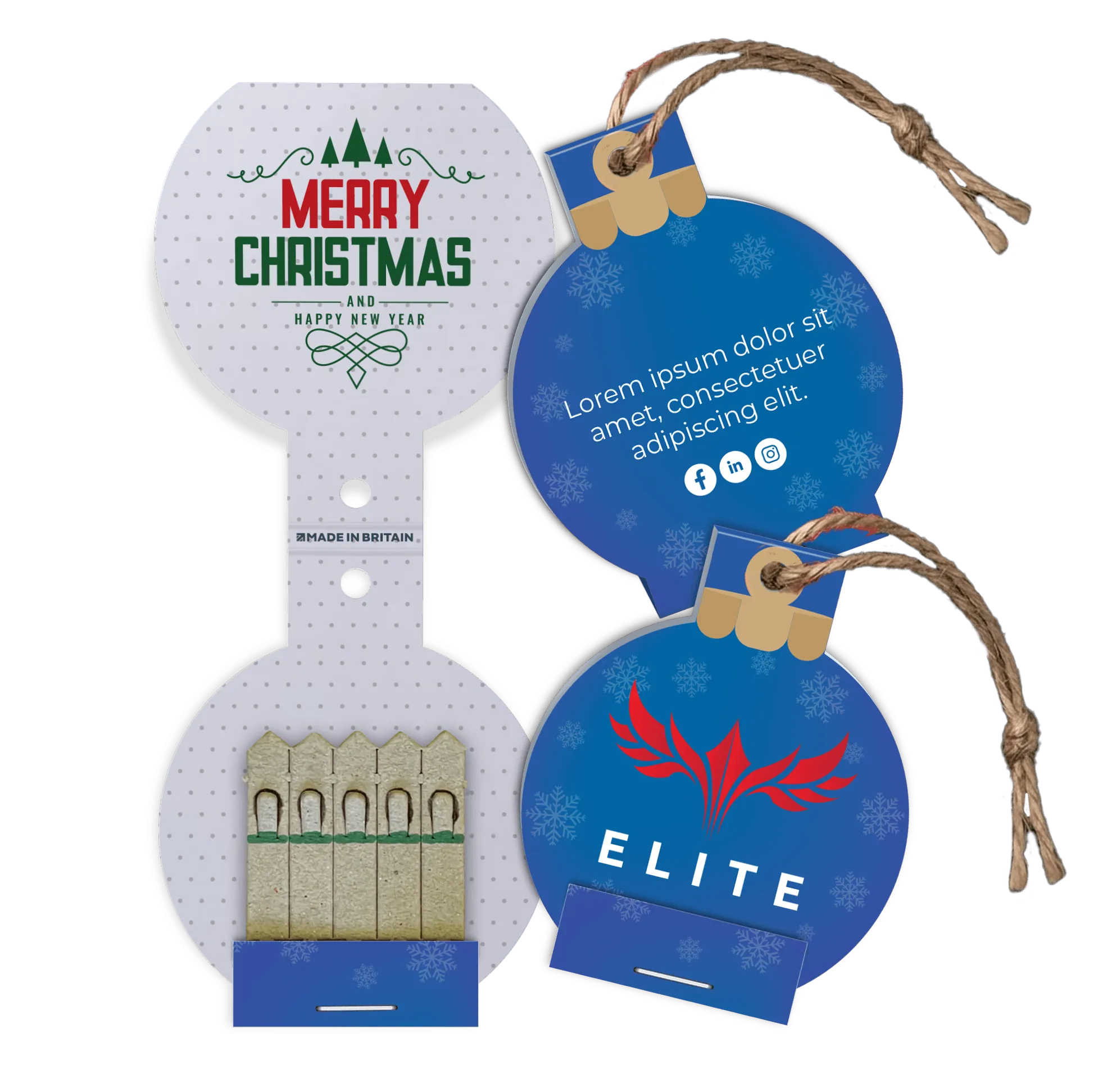 Christmas Bauble Seedsticks