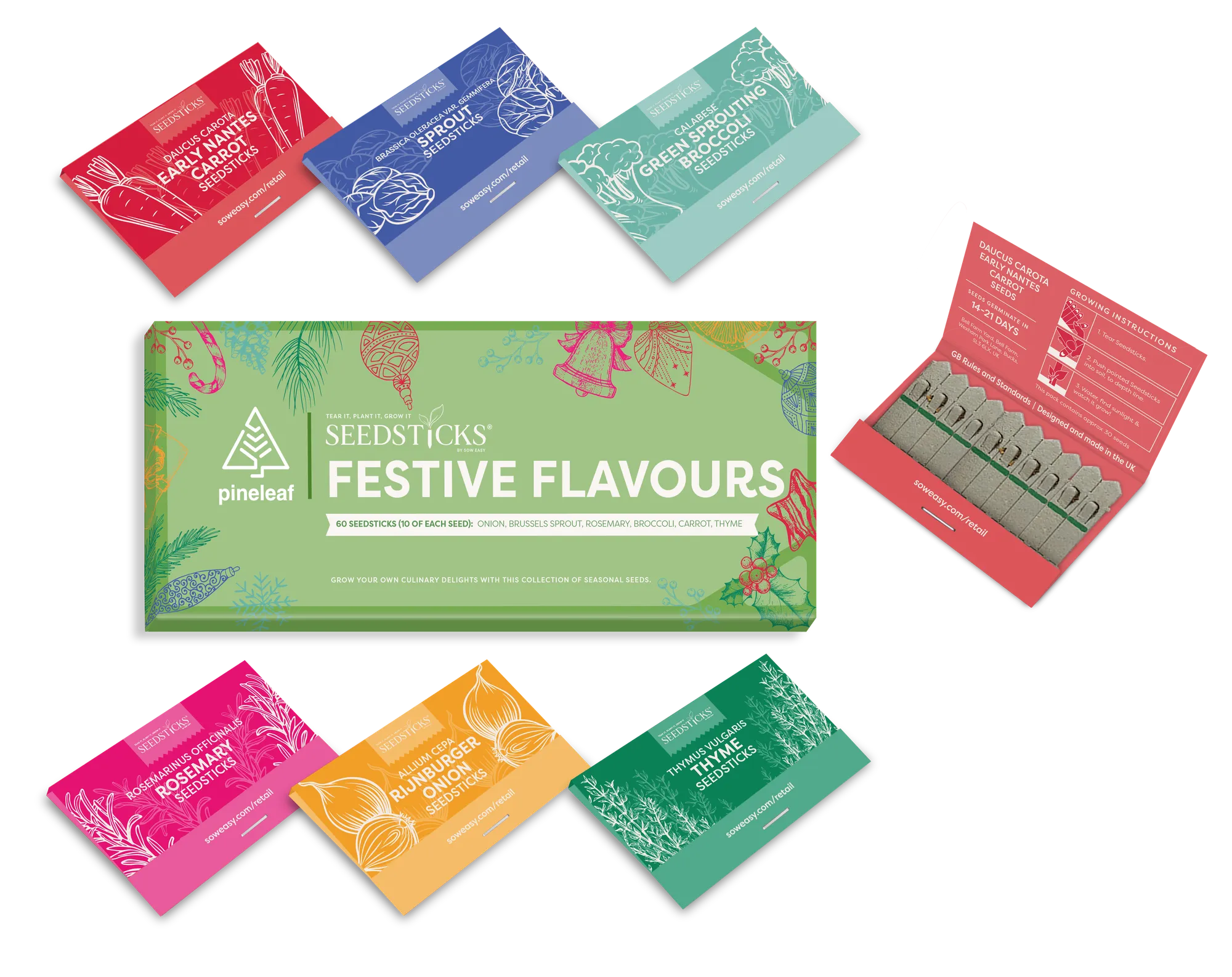 Seed Gift Bars - Festive Flavours