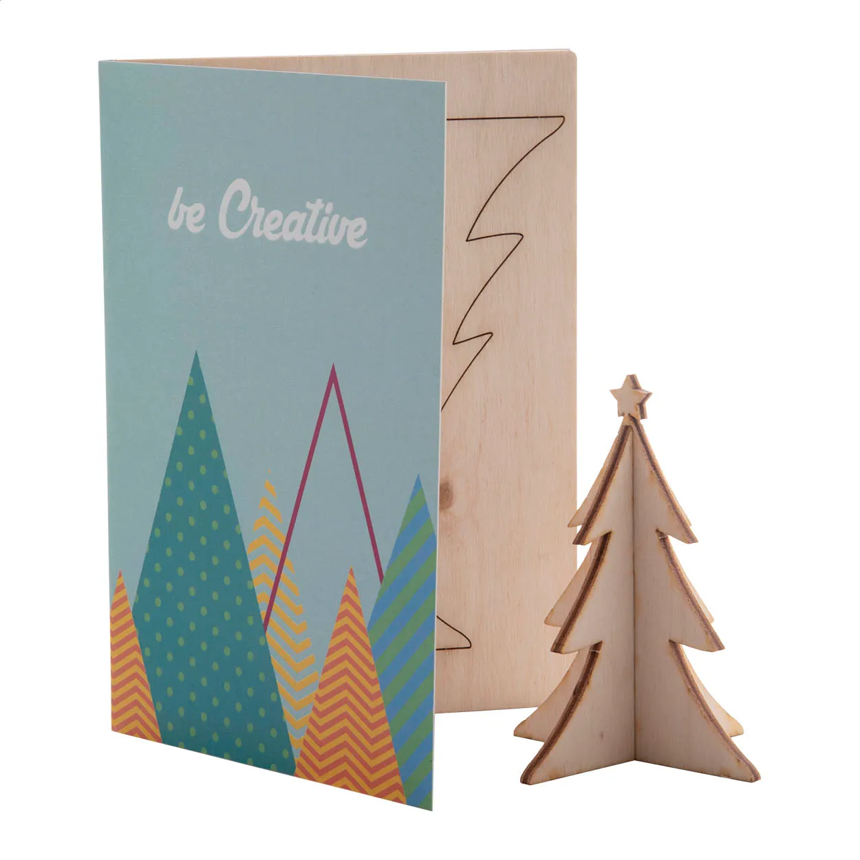 Christmas card, Christmas tree
