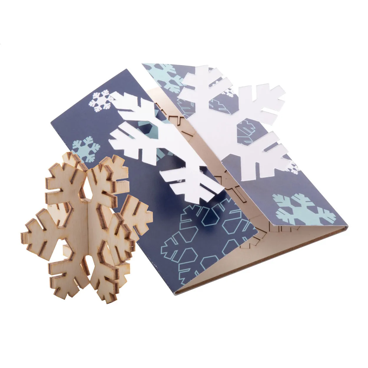Christmas card, snowflake