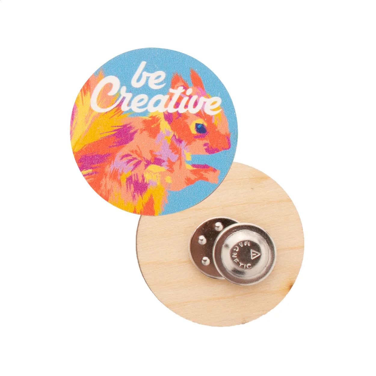 custom magnetic badge