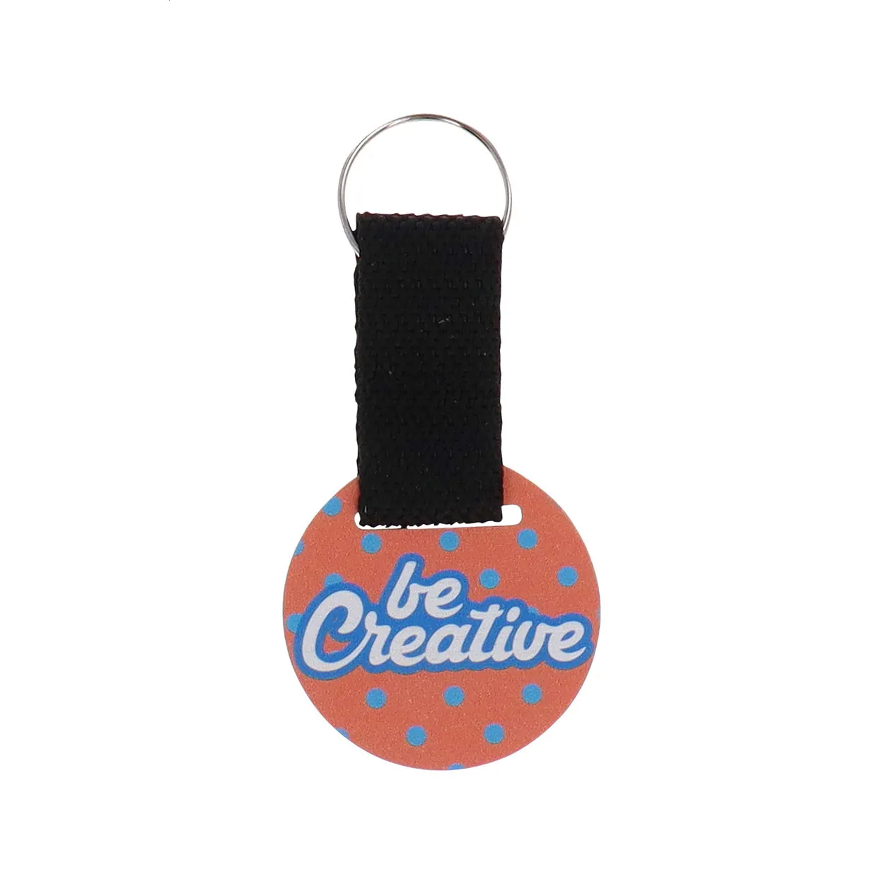 custom keyring, round