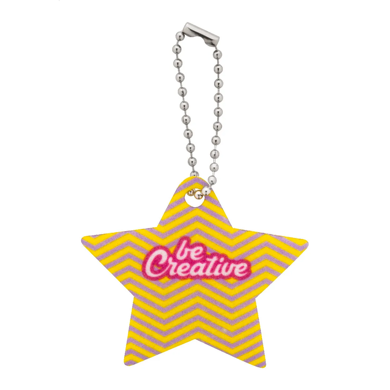 custom Christmas keyring, star