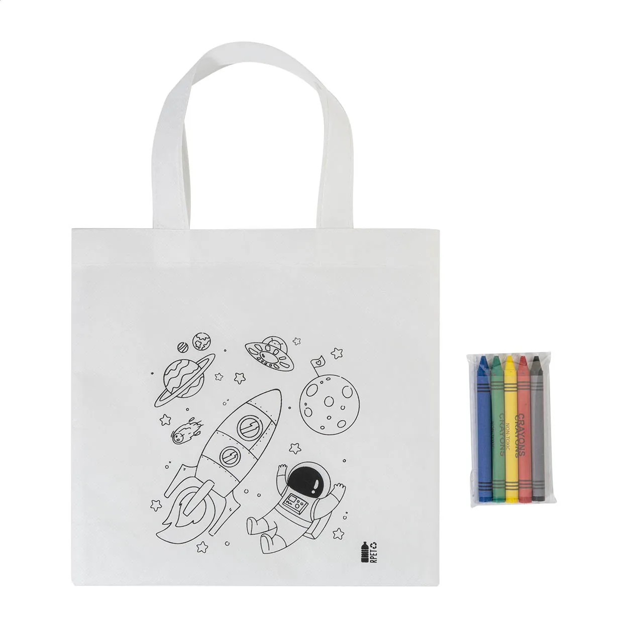 RPET colouring shopping bag