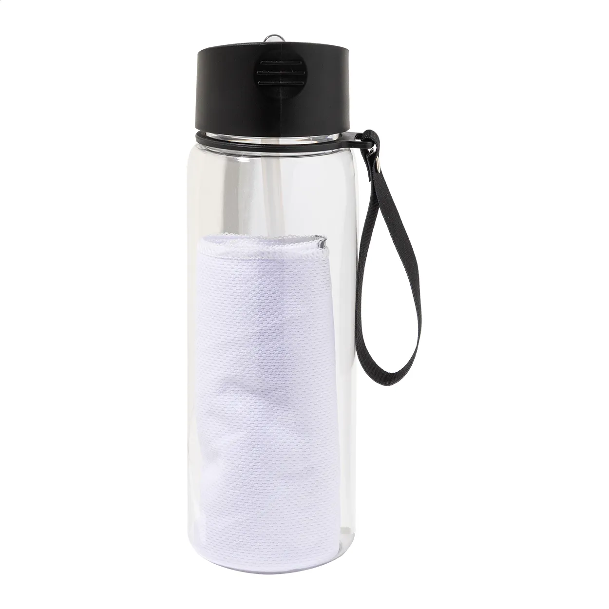 RPET sport bottle with towel