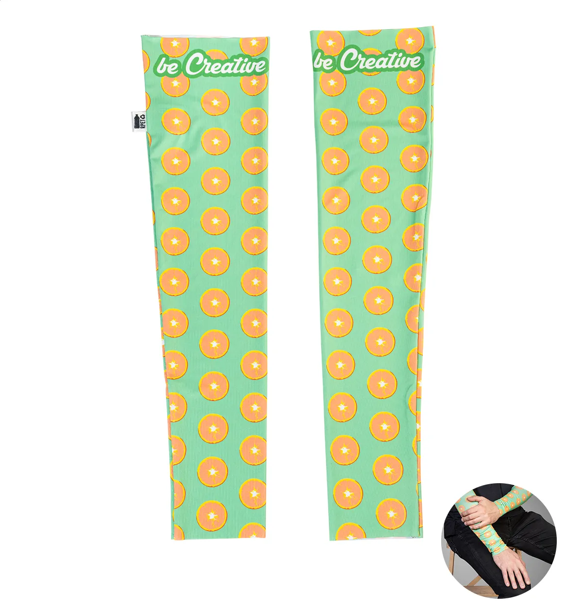 custom RPET arm sleeves