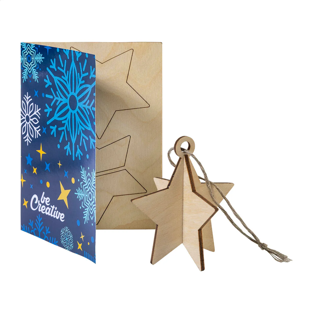 Christmas card, star