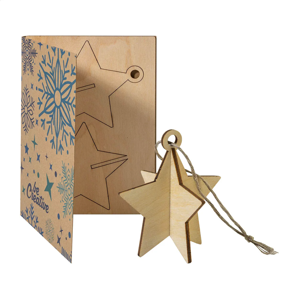 Christmas card, star