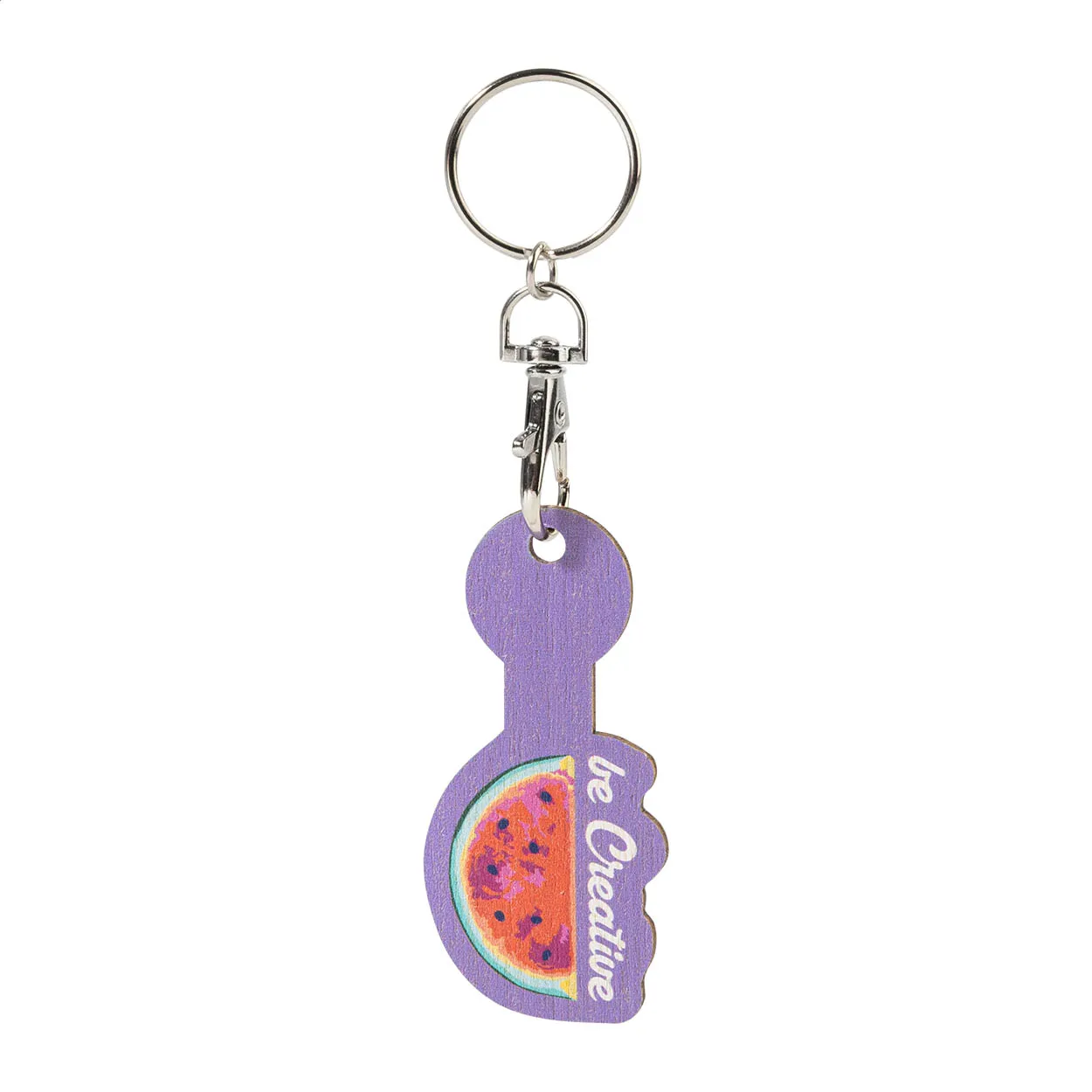 trolley coin keyring